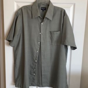 NWOT Olive green button down
